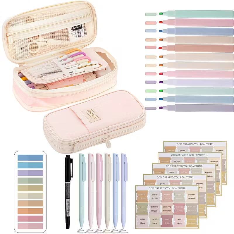 35-Piece Bible Study & Stationery Set