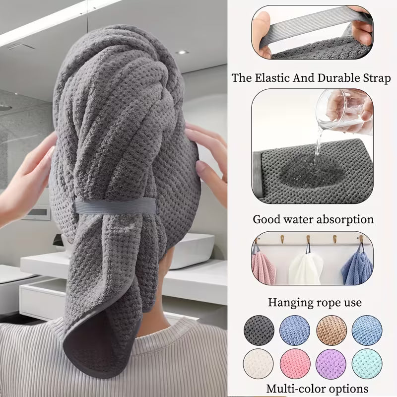 Set of 2 - Edenic UltraSoft™ Hair Drying Towels