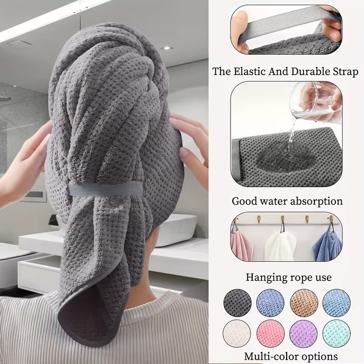 Set of 2 - Edenic UltraSoft™ Hair Drying Towels