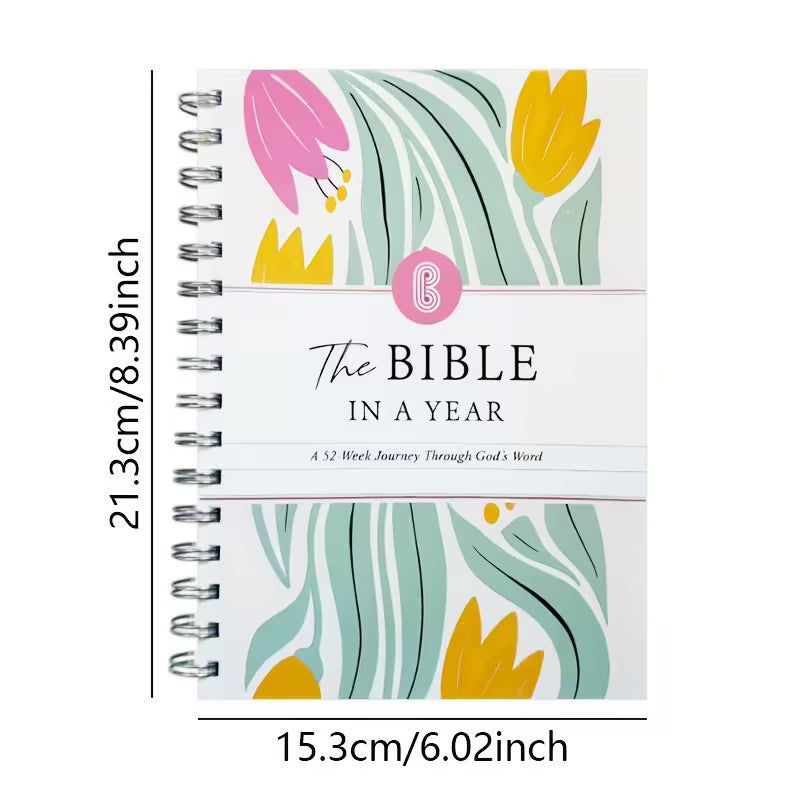 2026 Bible Study Journal – 52-Week Guided Reading & Prayer Companion