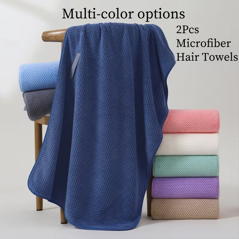 Set of 2 - Edenic UltraSoft™ Hair Drying Towels