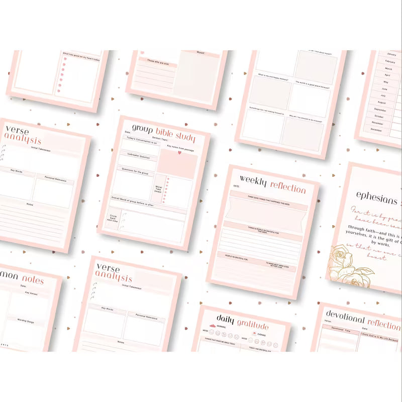105-Page Prayer & Bible Study Journal