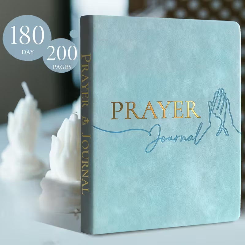 Faux Leather Daily Prayer & Gratitude Journal