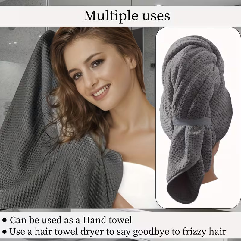 Set of 2 - Edenic UltraSoft™ Hair Drying Towels